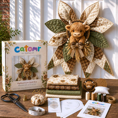 Large Patchwork Bow Sewing Kit