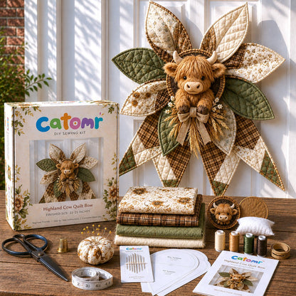 ⚡Large Patchwork Bow Sewing Kit