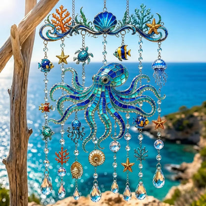 🌊Last Day49% OFF-🔥Ocean Themed Crystal Wind Chime
