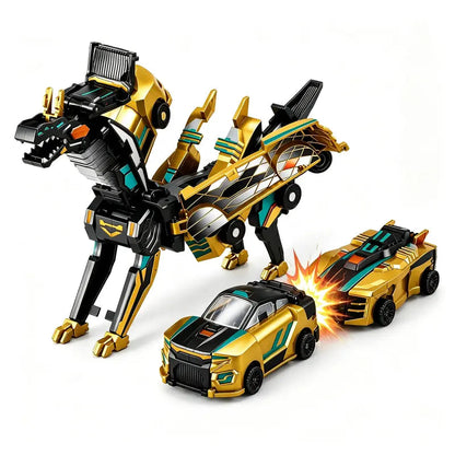 🚗 Transforming Dragon Racing Car – Magnetic 2-in-1 Action Toy 🐉🔥