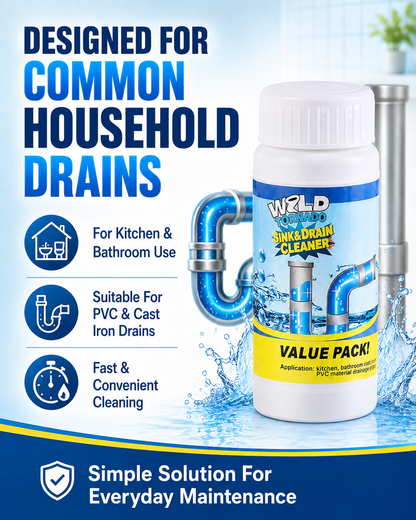 High-Efficiency Odor-Neutralizing Sink & Drain Cleaner