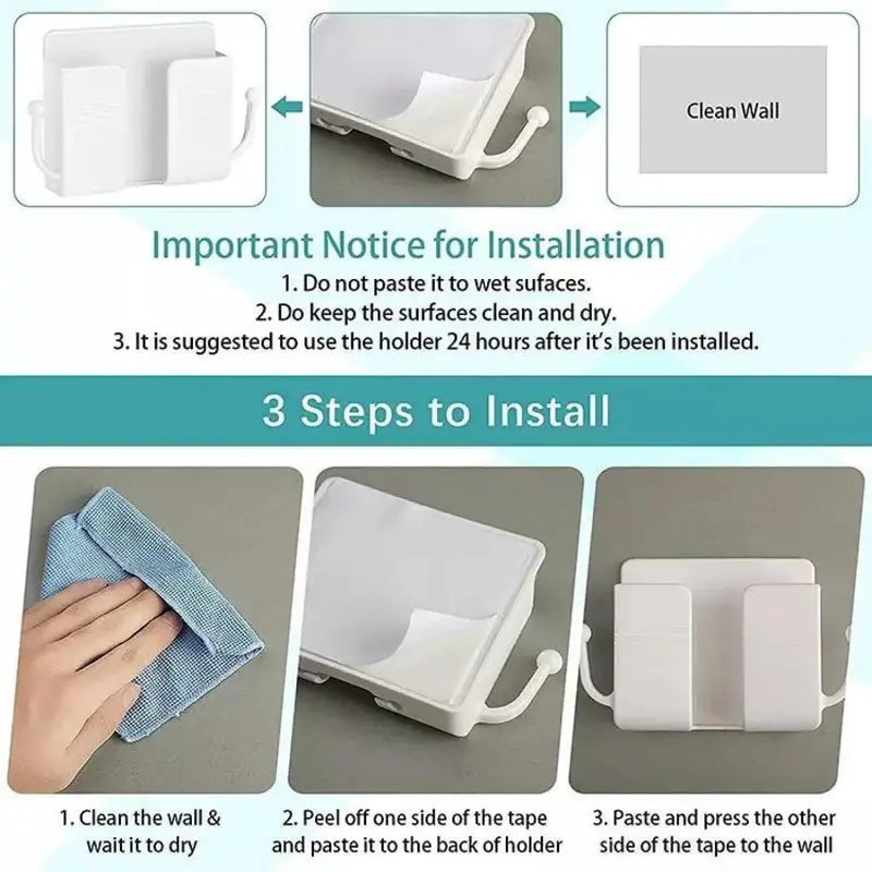 ⚡Wall Mount Phone Holder
