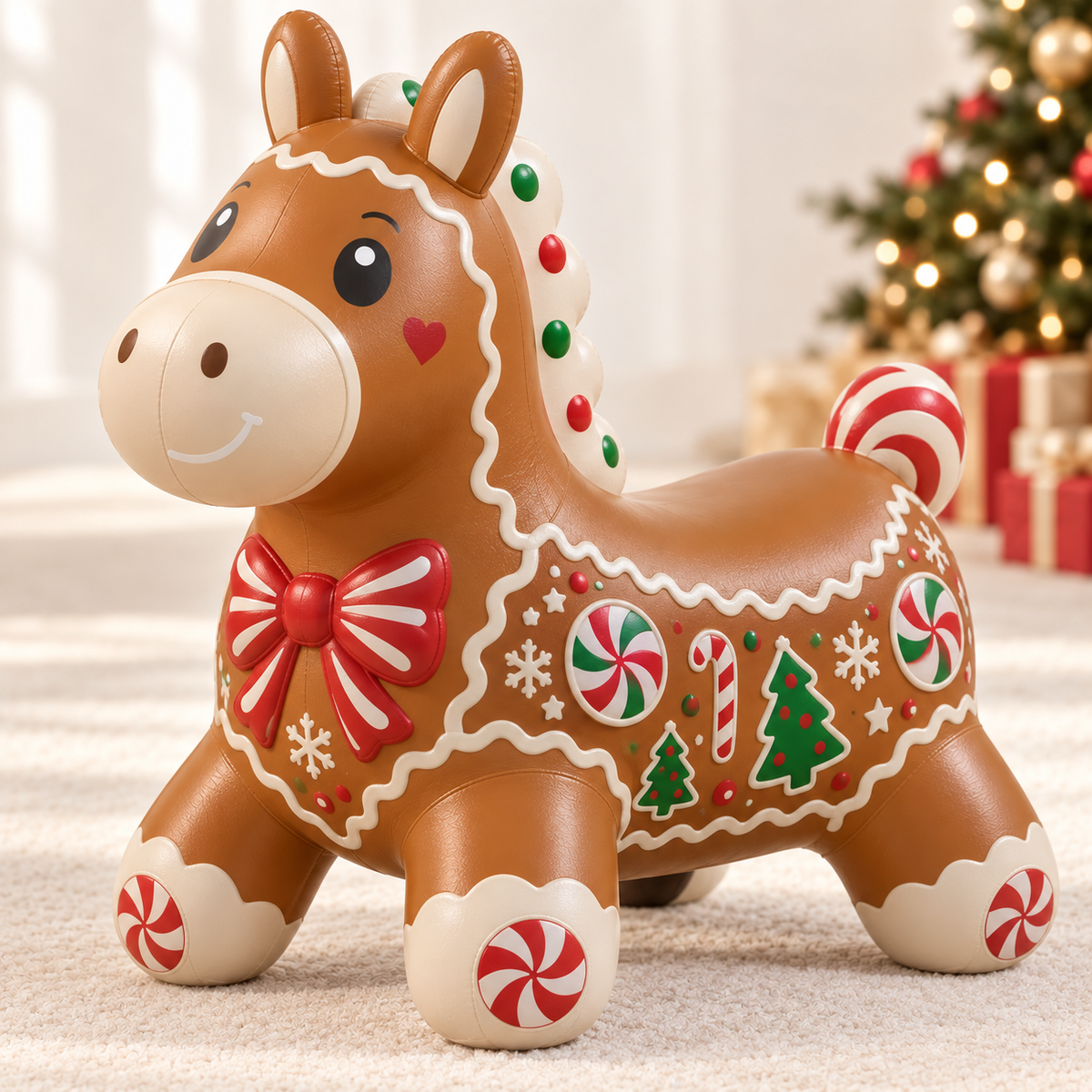 🎅Kids Christmas Animal Bouncy Hopper | Ride-On Inflatable Toy Gift