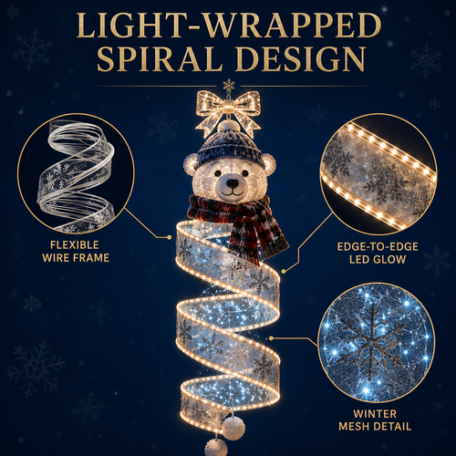 🎄Christmas Magic Spiral™ Hanging LED Light Collection