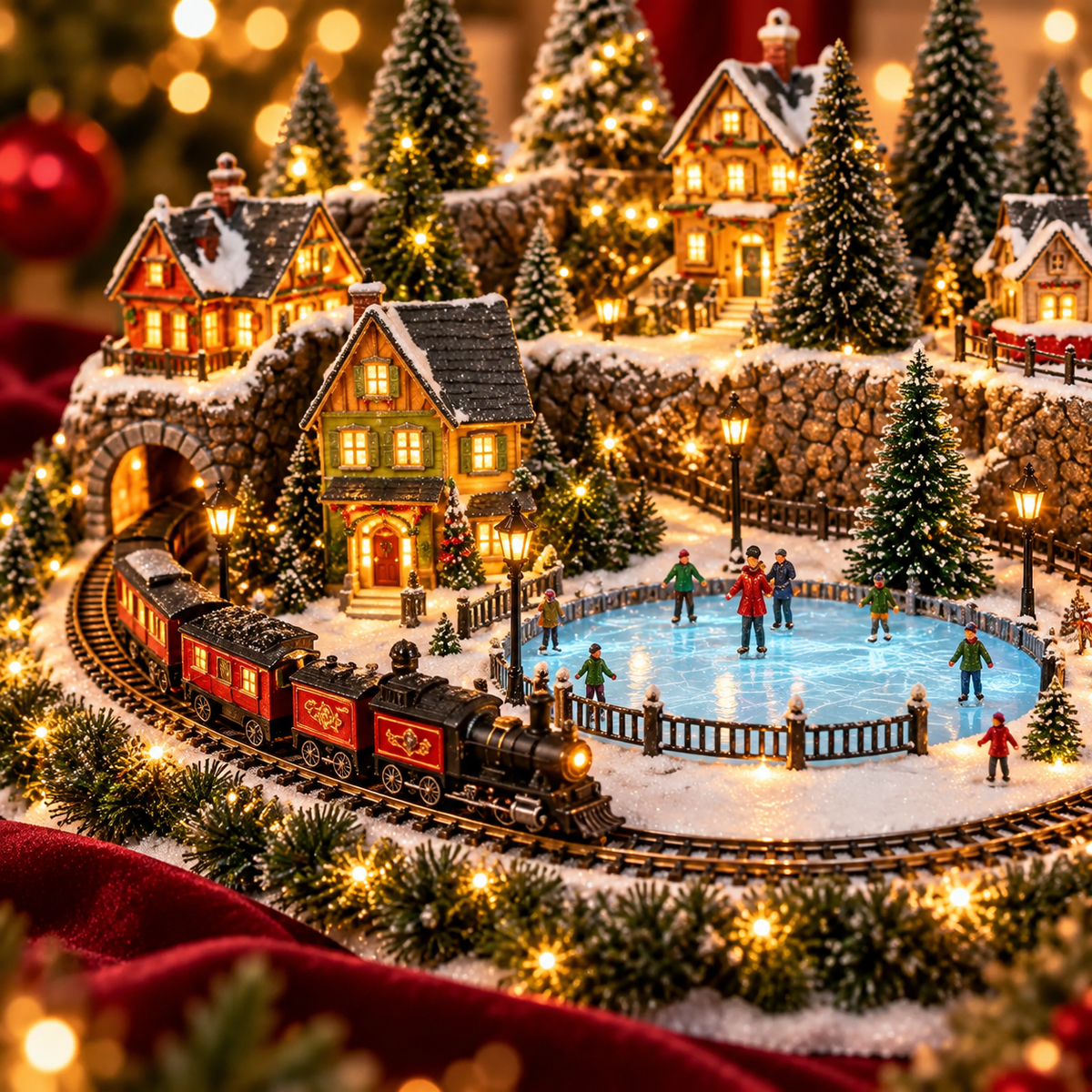 🎁Last Day 50% OFF🔥 Lighted & Animated Christmas Village Collection-✨