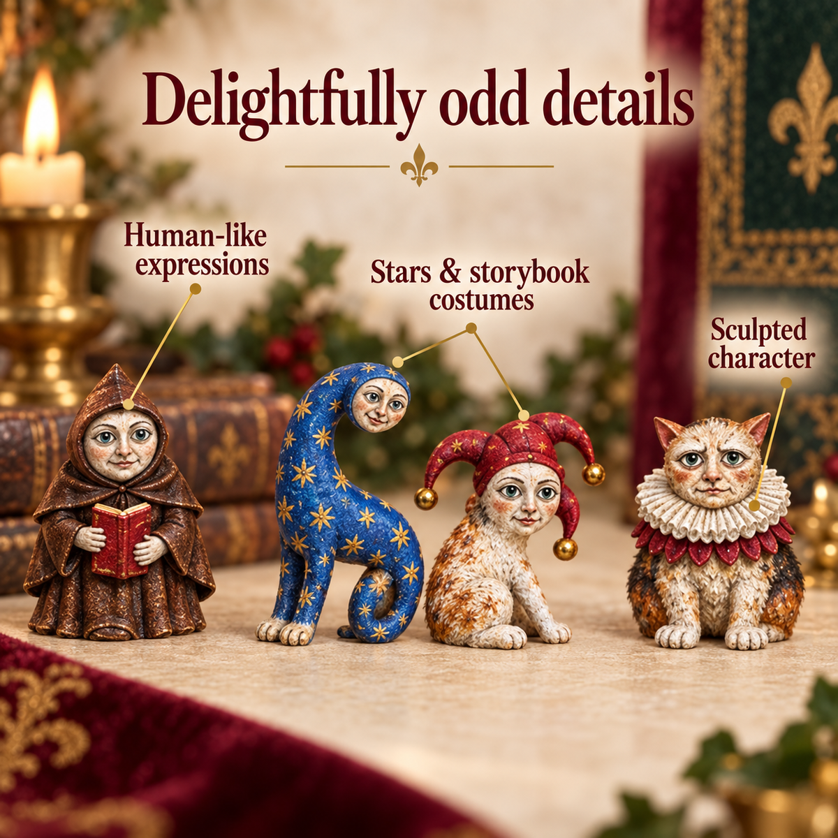 🔥 24 Days of Ugly Medieval Cats – Hilariously Weird Cat Advent Calendar 2026💕