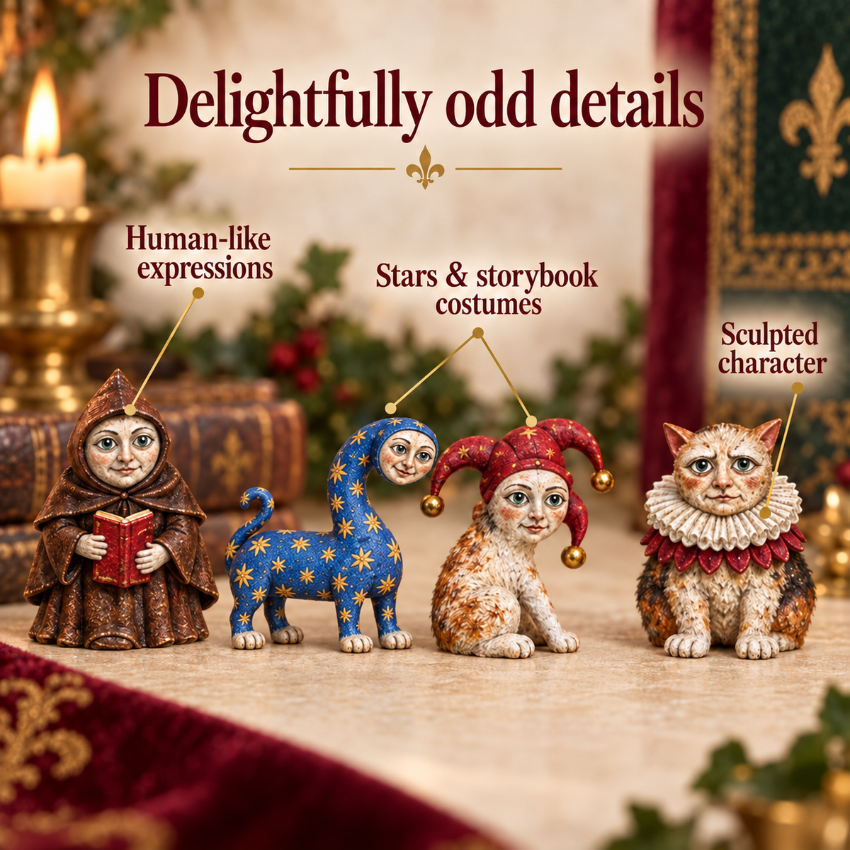 🔥 24 Days of Ugly Medieval Cats – Hilariously Weird Cat Advent Calendar 2026💕