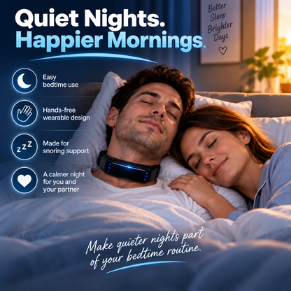 🔥Noomoriey™ Neck Wearable – Simple Bedtime Snoring Support