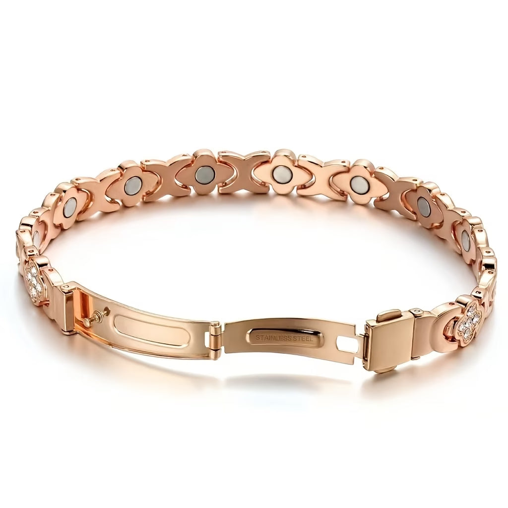 🔥LIVELYDAYIN® Rose Gold Floral Jewelry Bracelet