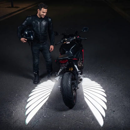 ⏰ LAST DAY 49% OFF 🏍️ Angel Wing Motorcycle LED Projector Lights (1 Pair)