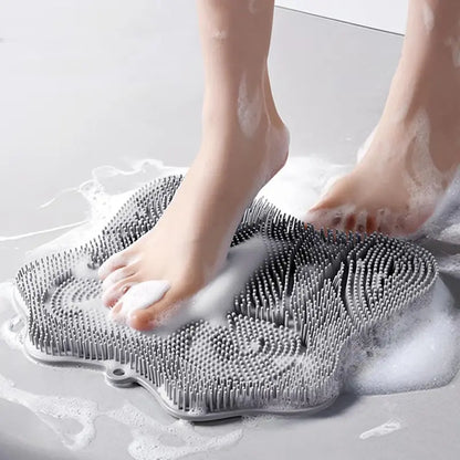 Silicone Shower Foot Scrubber Mat 🚿