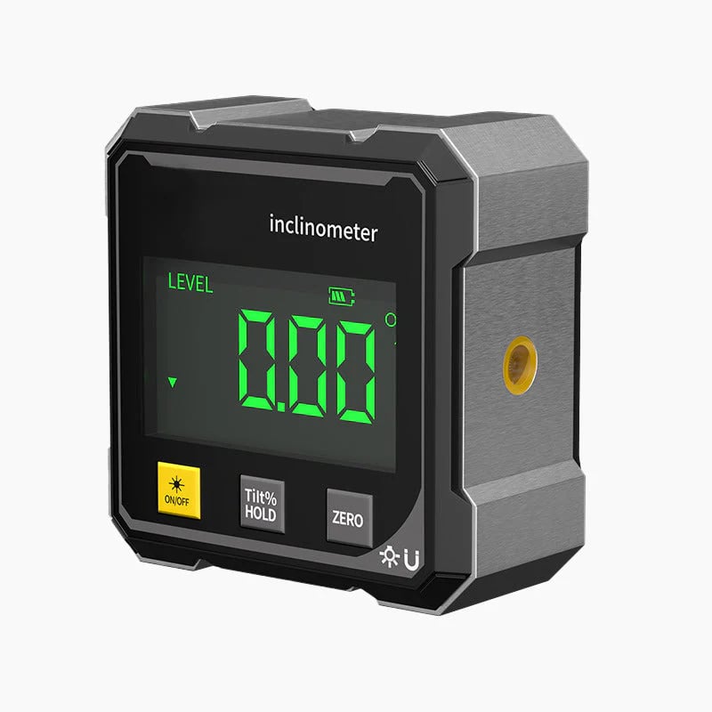 🔥HOT SALE⚙️ German Quality 4-Side Magnetic Digital Angle Gauge with Laser | Precision You Can Trust✨