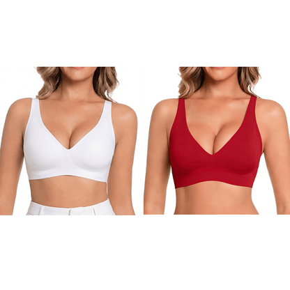 🎁Last Day Buy 1 Get 1 Free🔥Super Firming Wire-Free Push Up V-Neck Bra