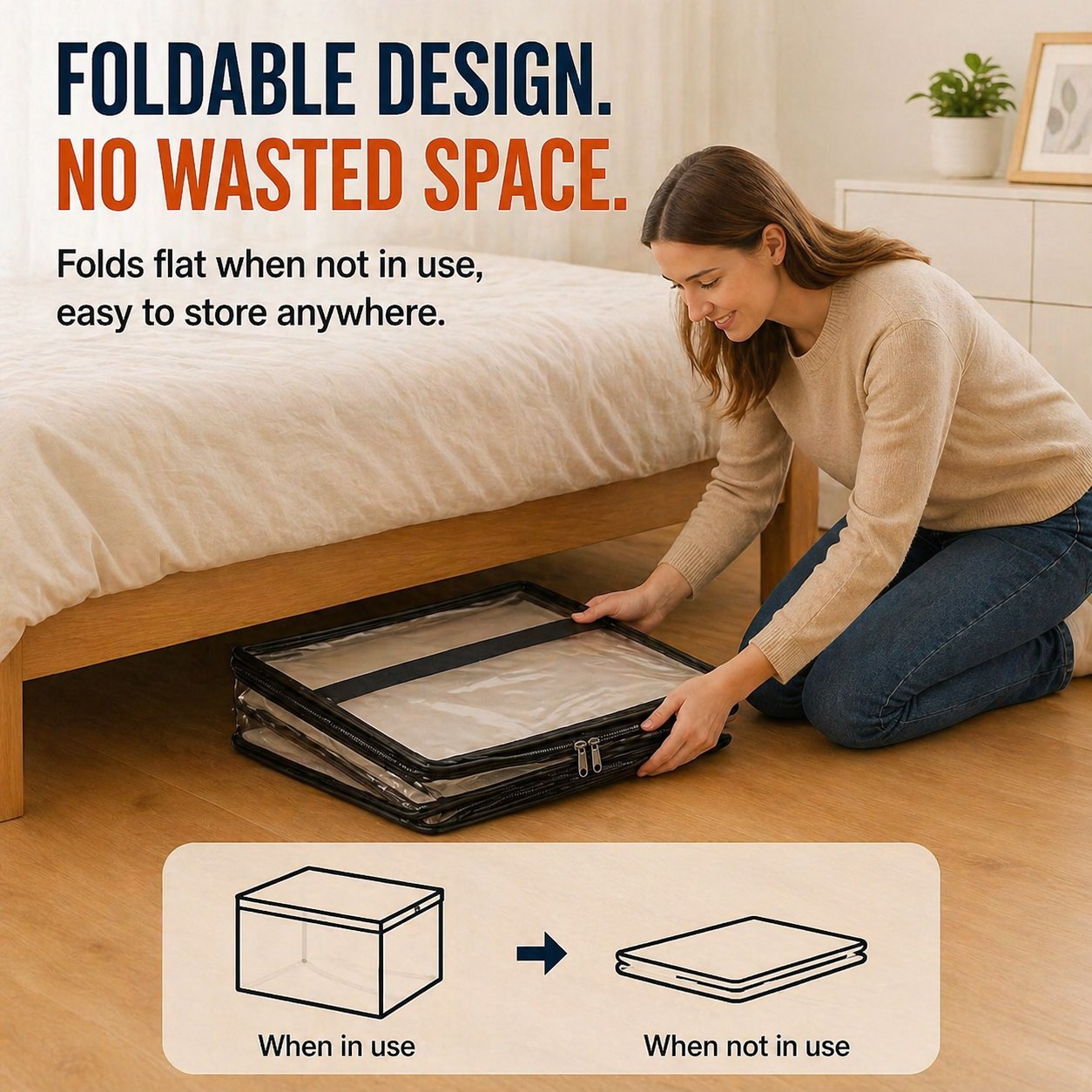 ✨250th Anniversary Special Day Sale 49% OFF📦Large Heavy-Duty Thick Plastic Clear Storage