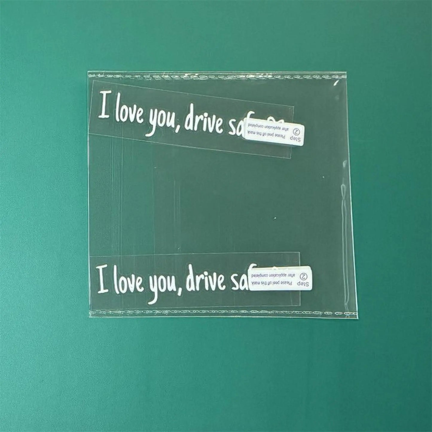 Vinyl Decal for Car,4 Counts Set I Love You Drive Safe Car Mirror Decal,Car Rearview Mirror Sticker,Universal Car Accessory.