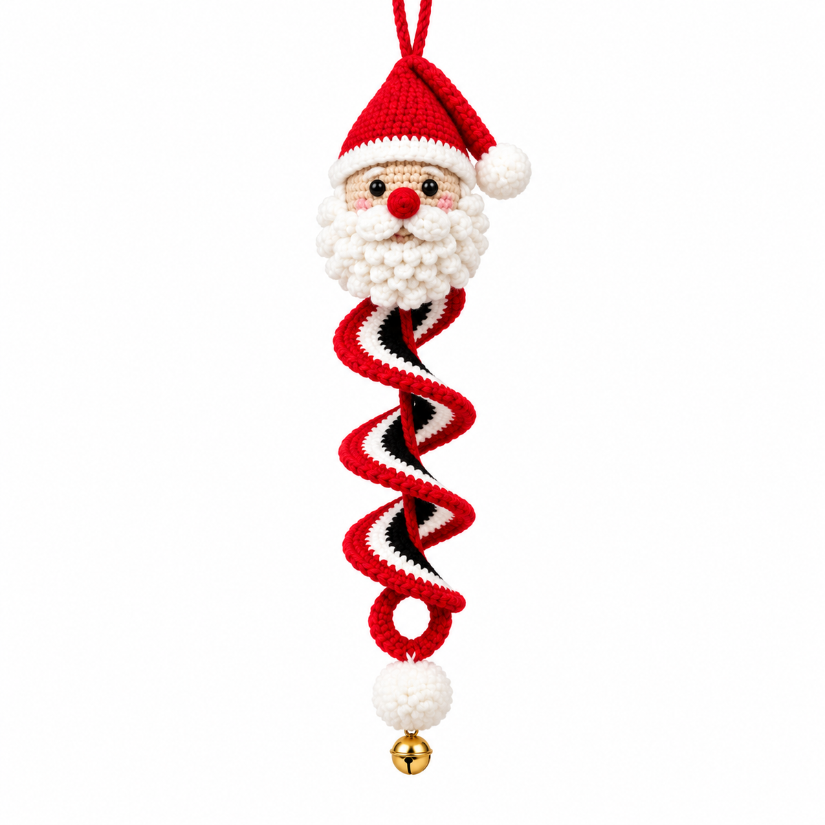 ☃️ DIY Crochet Spiral Snowman Ornament Kit – Make Your Own Christmas Keepsake