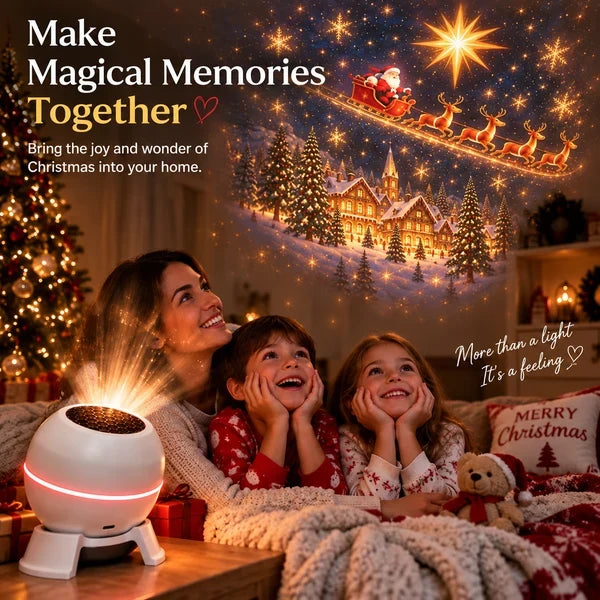 🎅 Turn Any Room Into a Christmas Wonderland – Holiday Projection Night Light⛄🎪