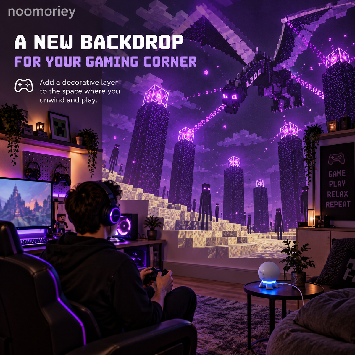 ✨ Gaming Room Pixel Projector – Fantasy Ambient Light Experience