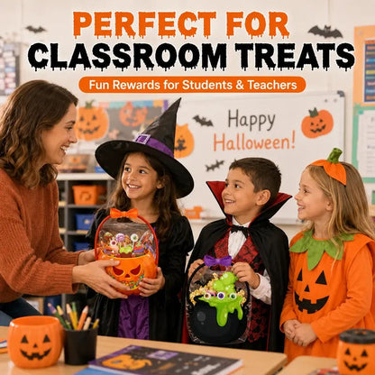 🎃Halloween Pumpkin & Witch Cauldron Goodie Bags (Bags Only)
