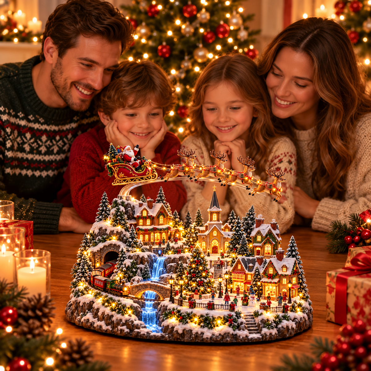 🎁Last Day 50% OFF🔥 Lighted & Animated Christmas Village Collection-✨