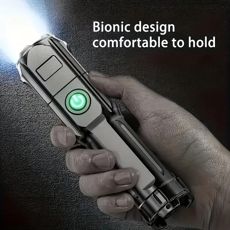 Portable High-power Flashlight, 1000M+ Ultra-long-distance Lighting