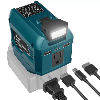 ⚡250W Portable Power Converter – Use Your Tool Battery as 220V AC Power