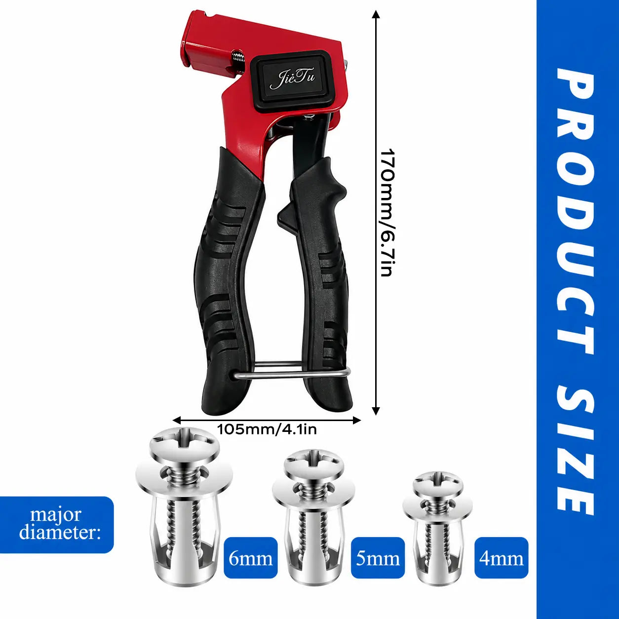 🔩 Heavy-Duty Expansion Rivet Nuts – M4/M5/M6