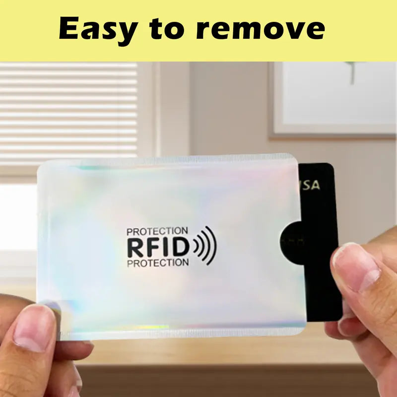 8 Pack RFID Blocking Sleeves for Credit Cards