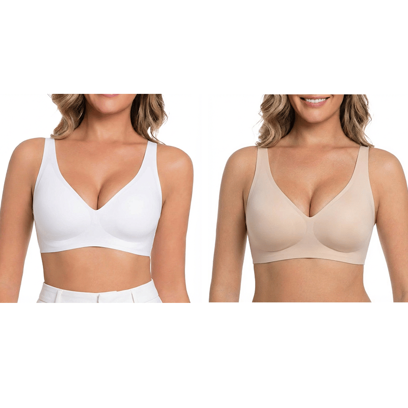 🎁Last Day Buy 1 Get 1 Free🔥Super Firming Wire-Free Push Up V-Neck Bra
