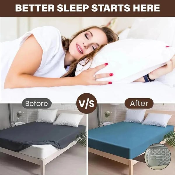 🛏️4-Pack Heavy Duty Bed Sheet Clips, Locking Mattress Corner Holders