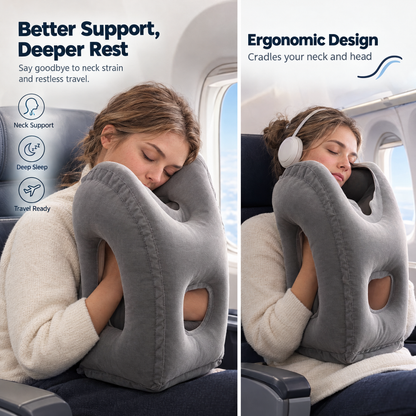 Inflatable Travel Sleep Pillow ✈️