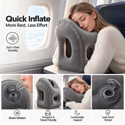 Inflatable Travel Sleep Pillow ✈️