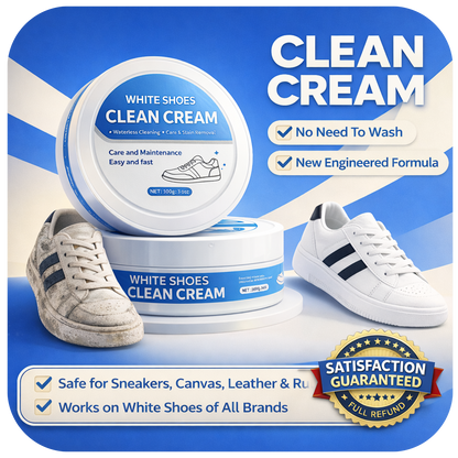 💥Second 50% Off— The Ultimate White Shoes Cleaning Cream! 👟🧼