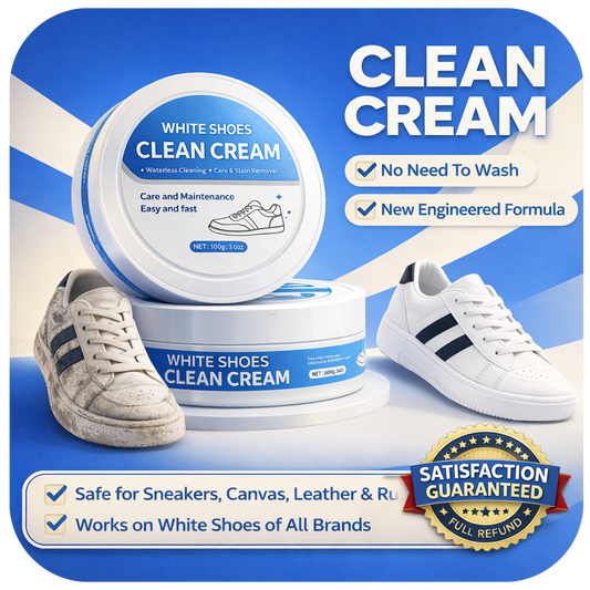 💥Second 50% Off— The Ultimate White Shoes Cleaning Cream! 👟🧼