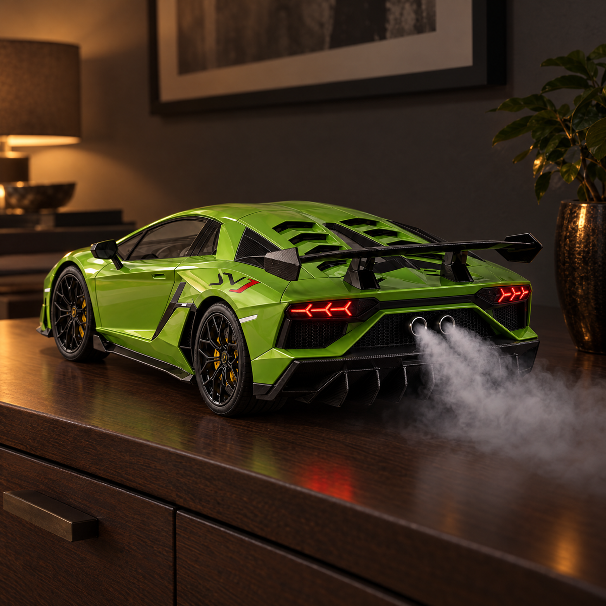 🎁Last day 49% off|🏎️💨 Track-Inspired Sports Car Display Model – Exhaust Mist Effect Collector Decor