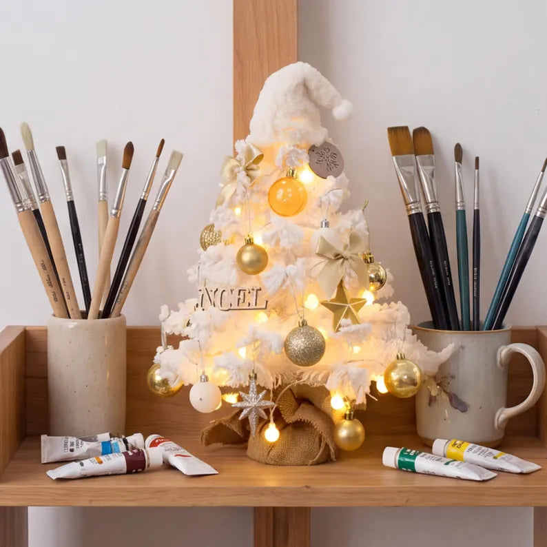 🎄  50% OFF THIS WEEK! 🔥 The Cutest Snowy Tree to Brighten Your Small Space! 🎅