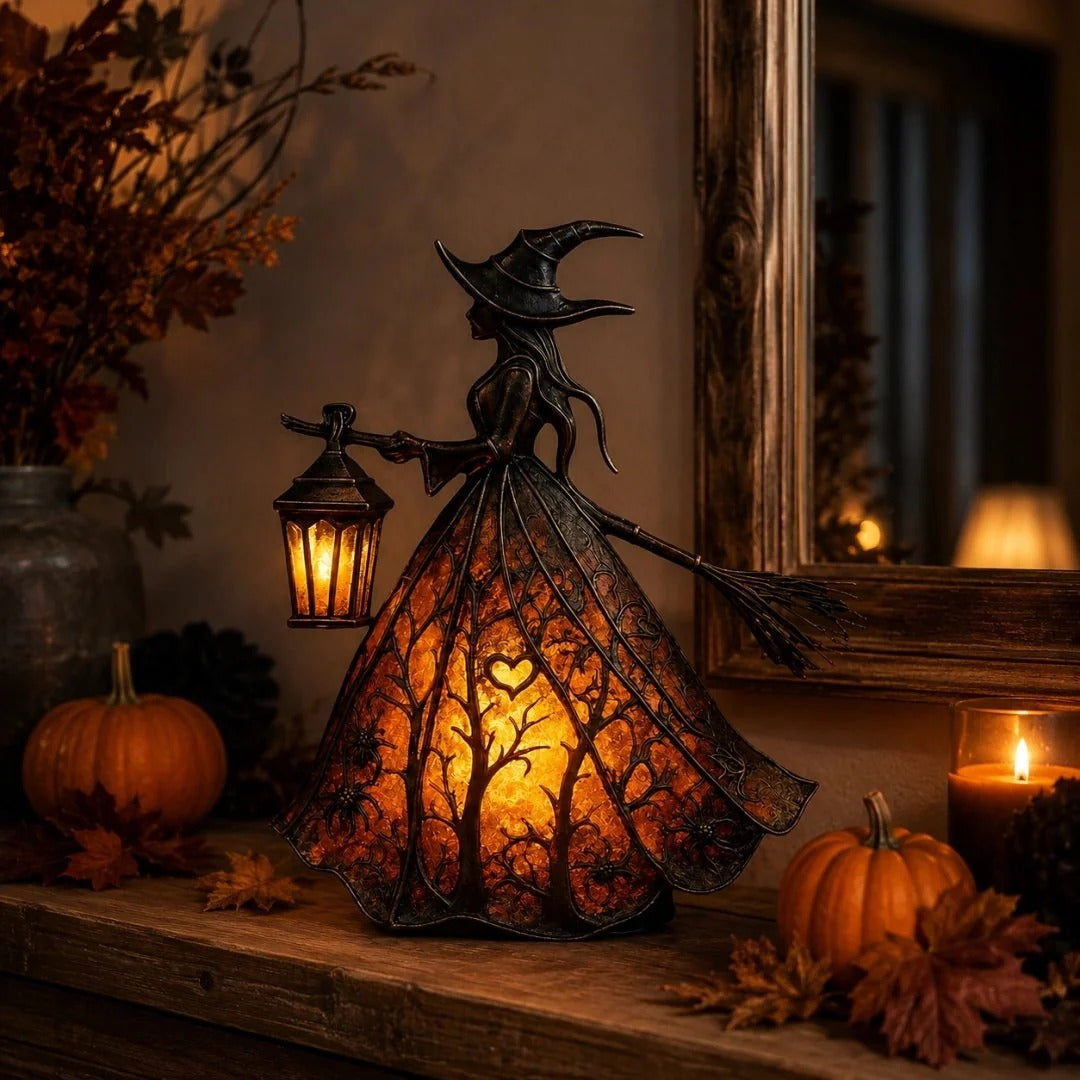 ✨Last Day 49% OFF✨Halloween Witch Lamp Tabletop Decoration