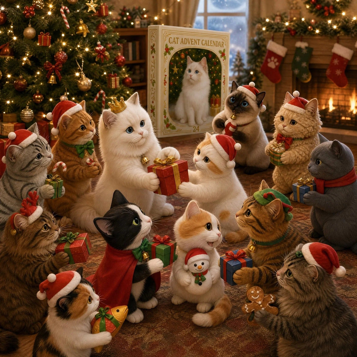 🐱 2026 Cat Advent Calendar – 24 Days of Christmas Surprises
