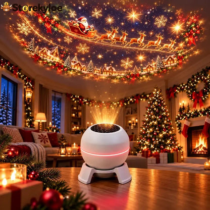 🔥🎁LAST DAY 49% OFF -🎄 Magical Christmas Projection Night Light – Transform Any Room Into A Holiday Wonderland