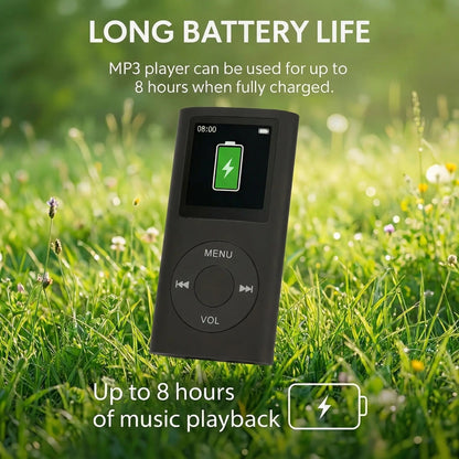 🔥 HOT SALE! 🎶 Portable MP3 Music Player – Pocket-Sized Digital Music Player with LCD Screen & TF Card Support ✨