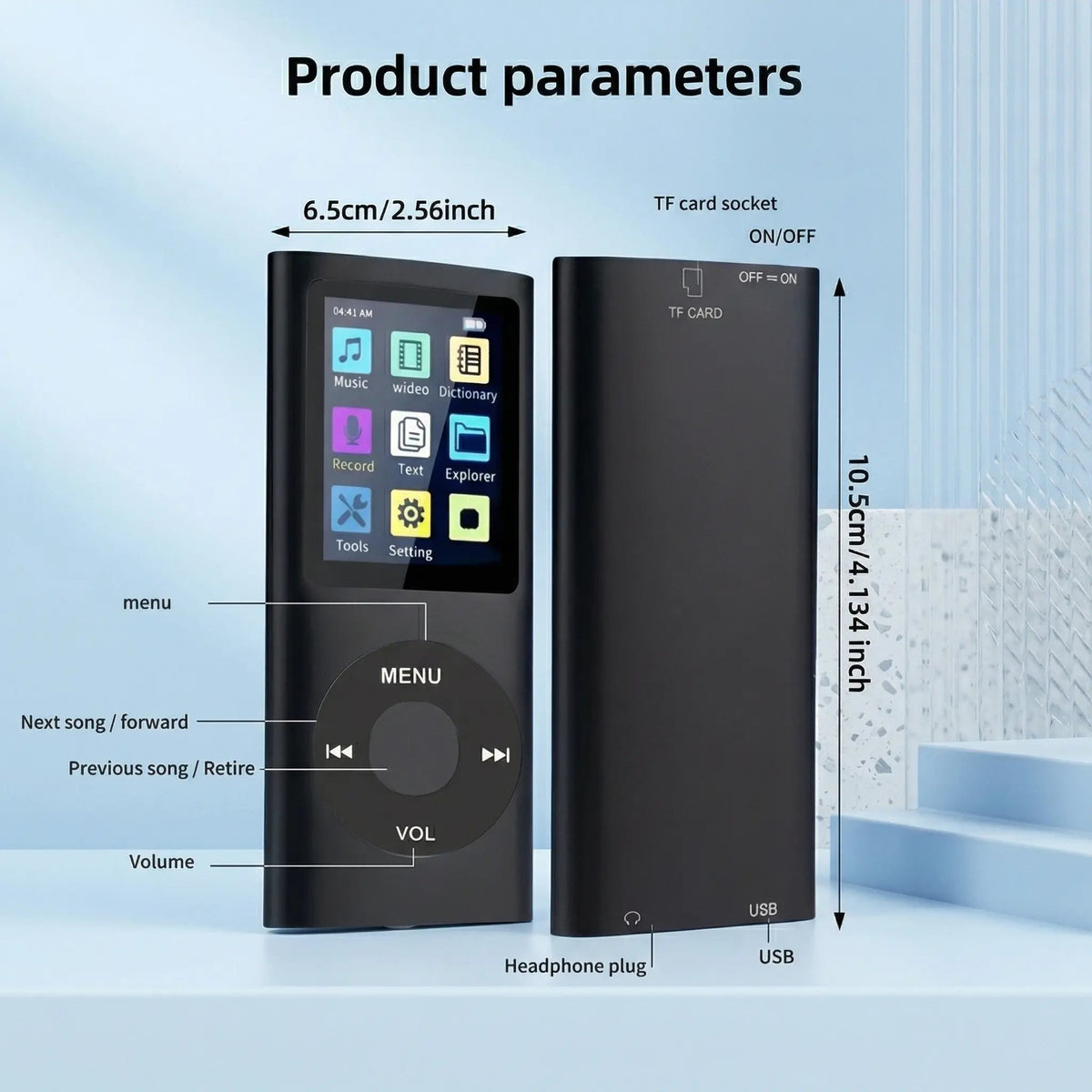 🔥 HOT SALE! 🎶 Portable MP3 Music Player – Pocket-Sized Digital Music Player with LCD Screen & TF Card Support ✨