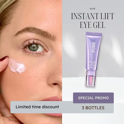 SPECIAL LAUNCH PRICE | GPURE™ Instant Lift Eye Gel | For Puffiness & Bags, Wrinkles, Fine Lines and Dark Circles