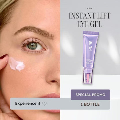 SPECIAL LAUNCH PRICE | GPURE™ Instant Lift Eye Gel | For Puffiness & Bags, Wrinkles, Fine Lines and Dark Circles