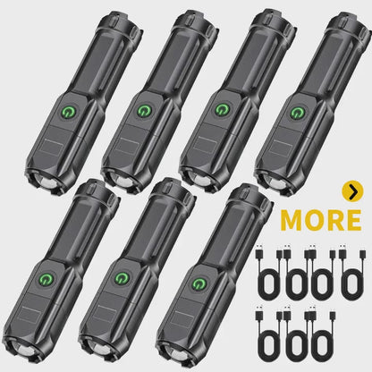 Portable High-power Flashlight, 1000M+ Ultra-long-distance Lighting