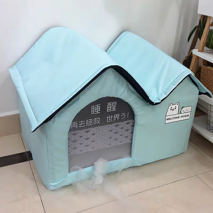 50%OFF Pet Air Conditioned house(Free ice bag 10+ water absorbent cotton bag*2+ cold-proof pad*1]