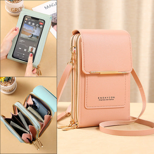 🔥🎁Women's Touch Screen Mobile Phone Messenger bag🤩