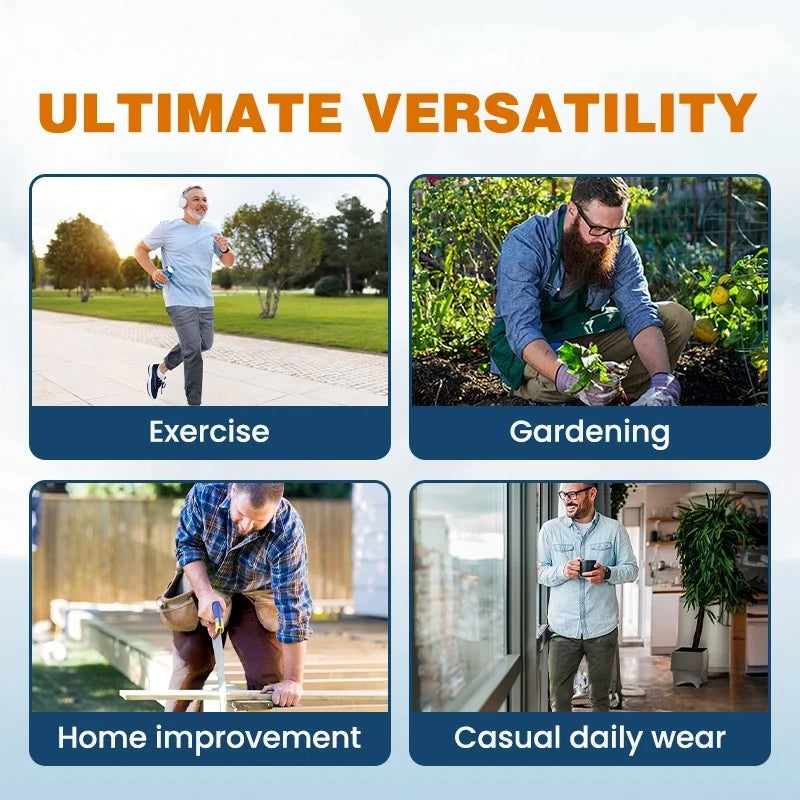 Men's versatile cargo pants for exercise gardening home improvement and daily wear