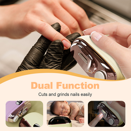💅 LIMITED-TIME 50% OFF!  ✂️2-in-1 Smart Electric Nail Clipper & Polisher