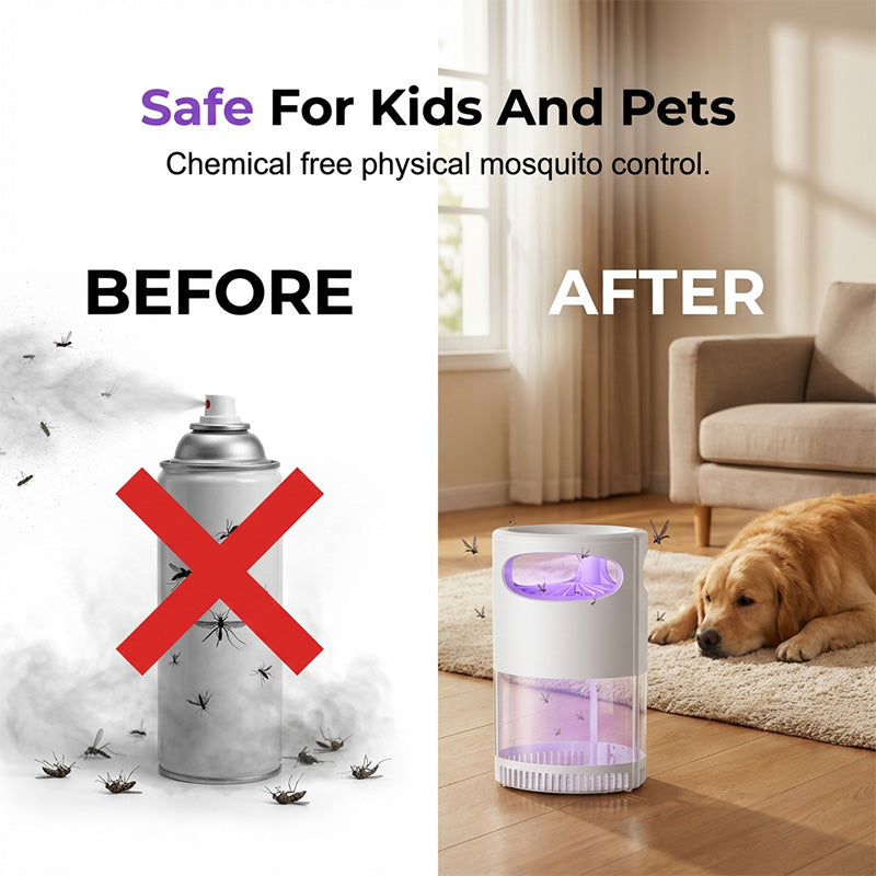 🦟 49% OFF 🎉! UV Mosquito Killer Lamp – quiet, USB, chemical-free. 50K+ sold! 🔇🌙