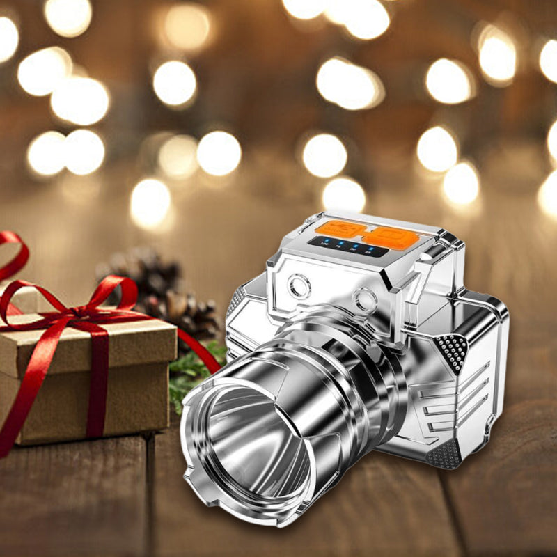 🎁🐟 [Bright Gift: Hot Sale 80% OFF👍 – Limited Time!⏰] Portable Waterproof Smart LED Headlamp – Outdoor Fishing Essential, Motion Sensor, USB Charging. Hands-Free & Reliable! 🔦💧✨